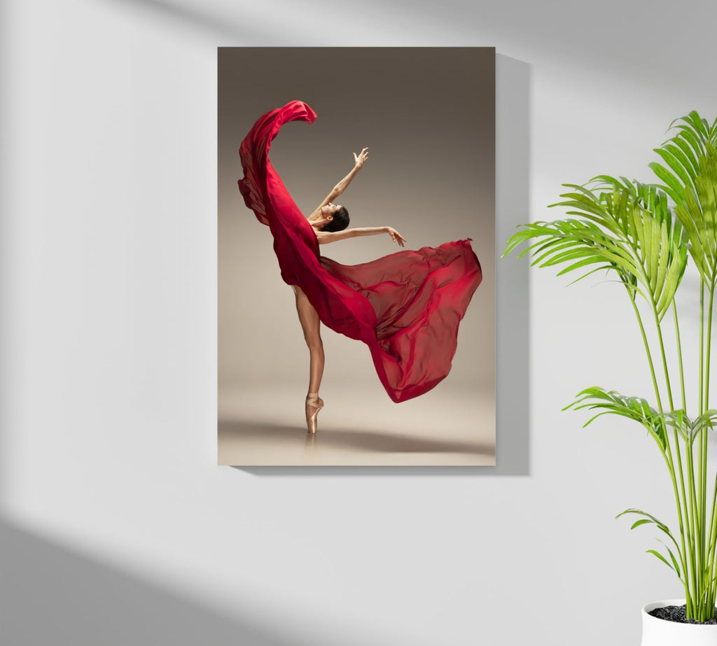 Ballet Dancer Aluminum Print