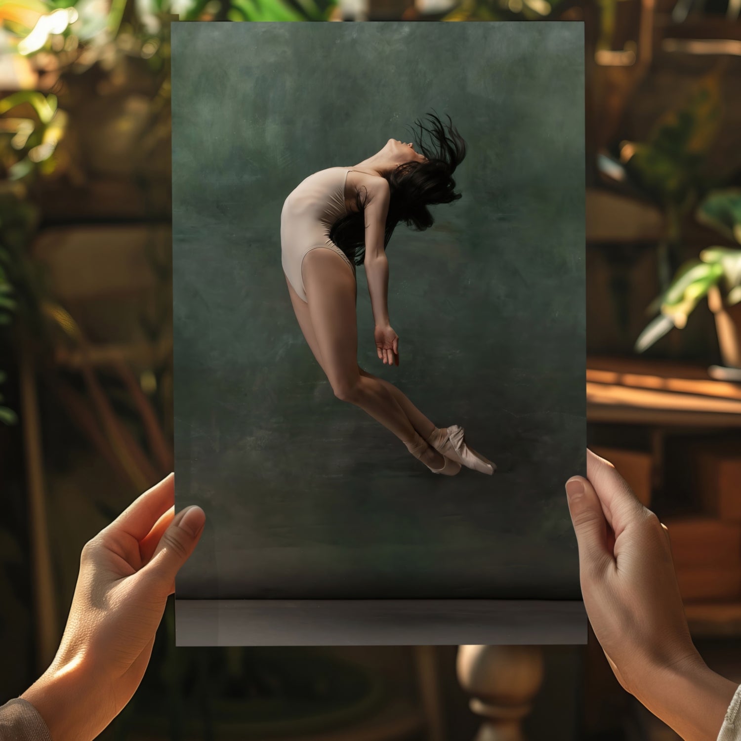 Ballet Dancer Aluminum Print