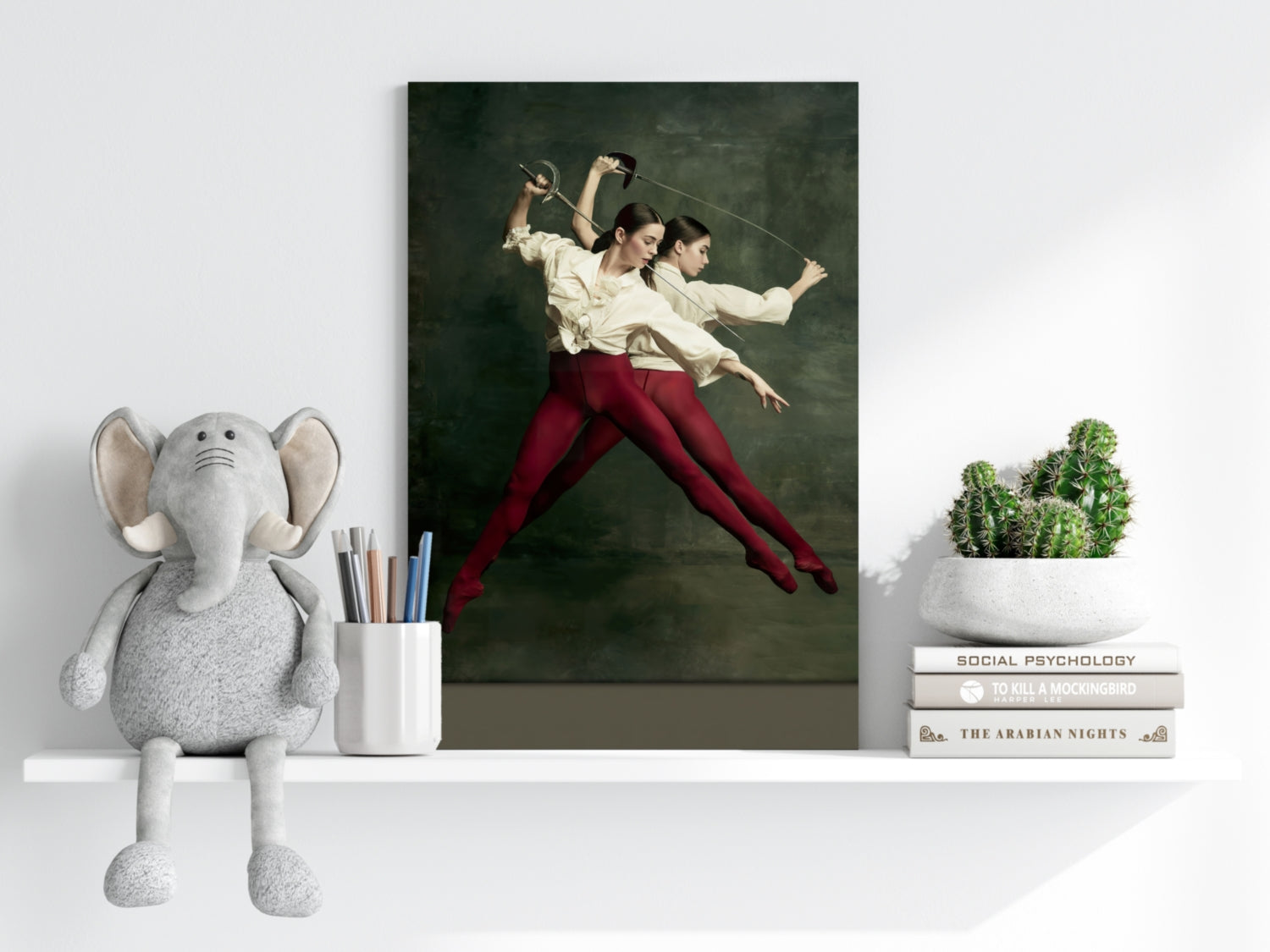 Ballet Dancer Aluminum Print