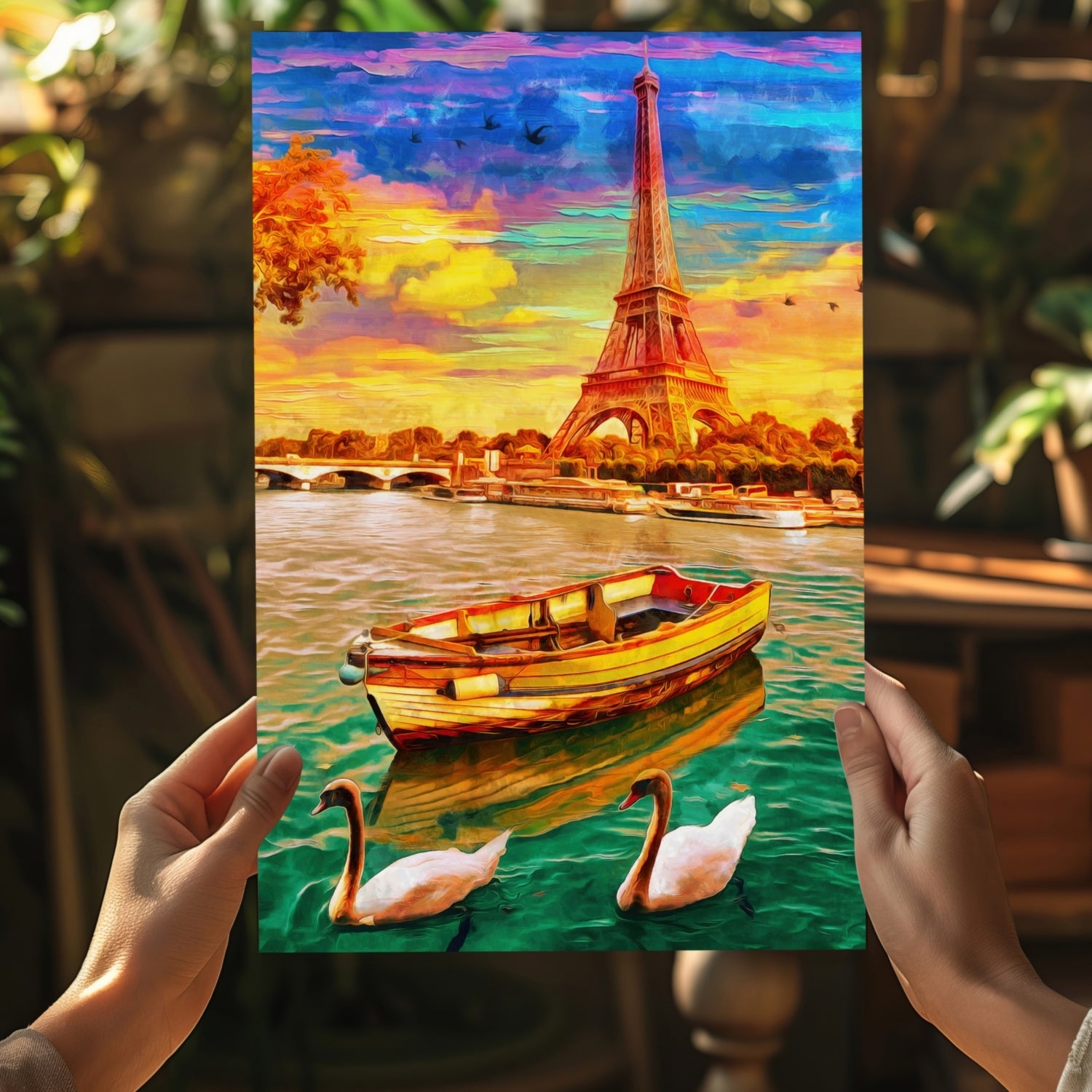 Eiffel Tower Aluminum Print