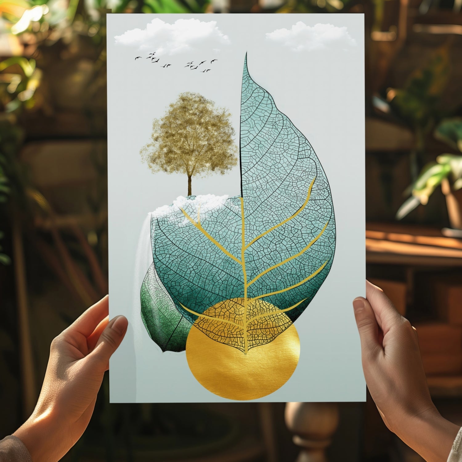 From Seed to Tree Aluminum Print