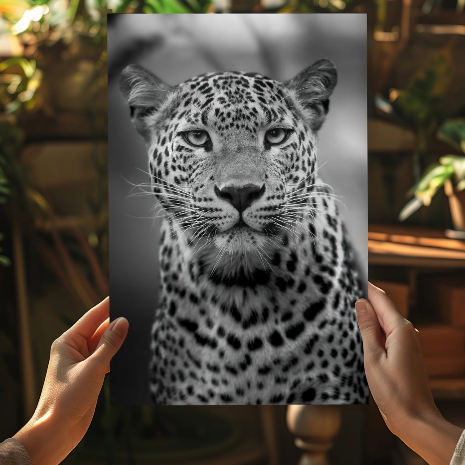 Leopard Aluminum Print