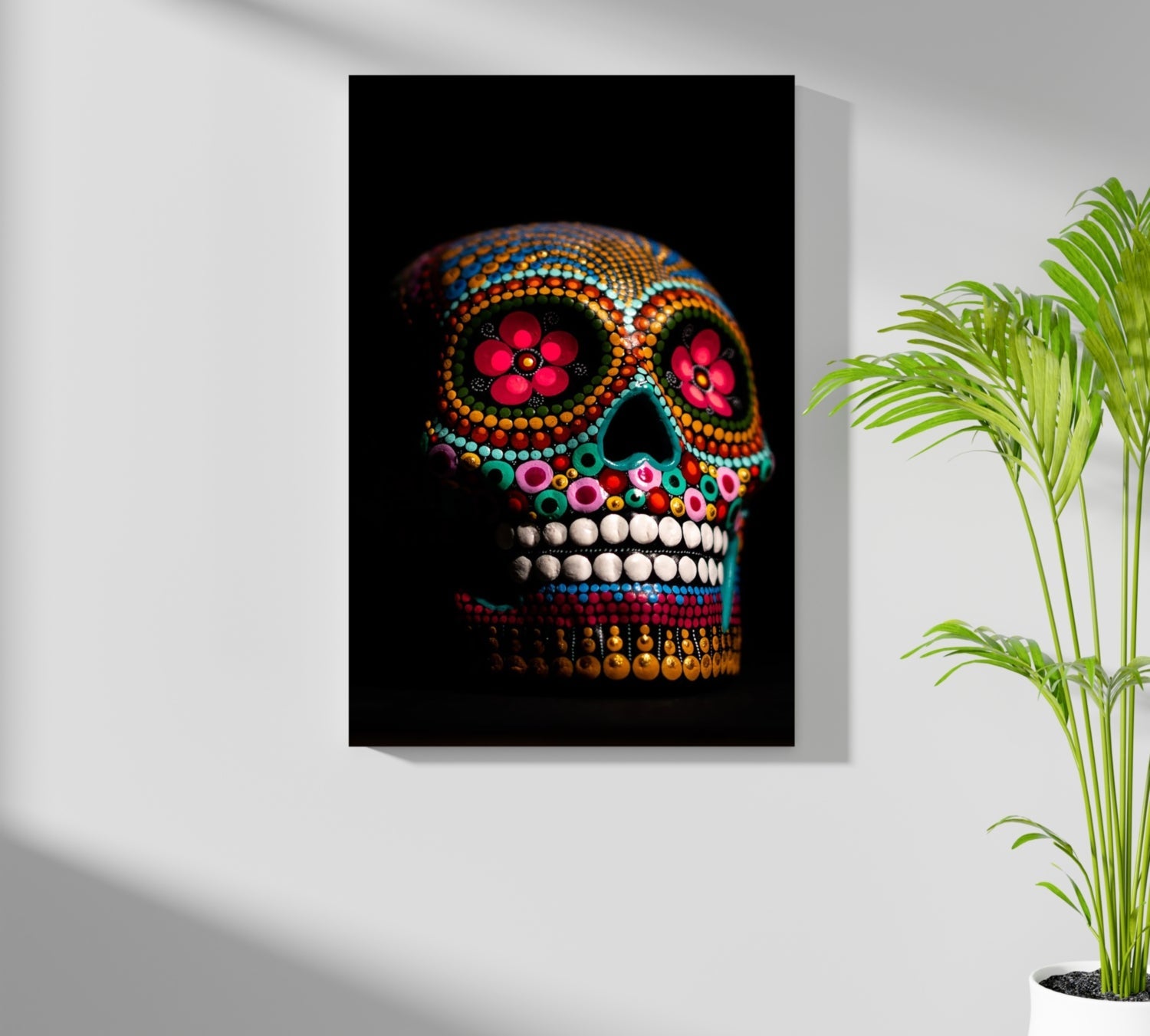 Sugar Skull Aluminum Print