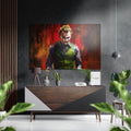 Joker Brushed Aluminium Dibond Wall Art