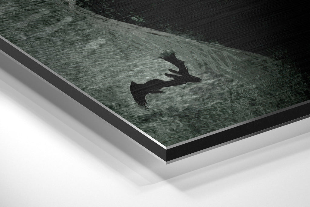 Batman Brushed Aluminium Dibond Wall Art