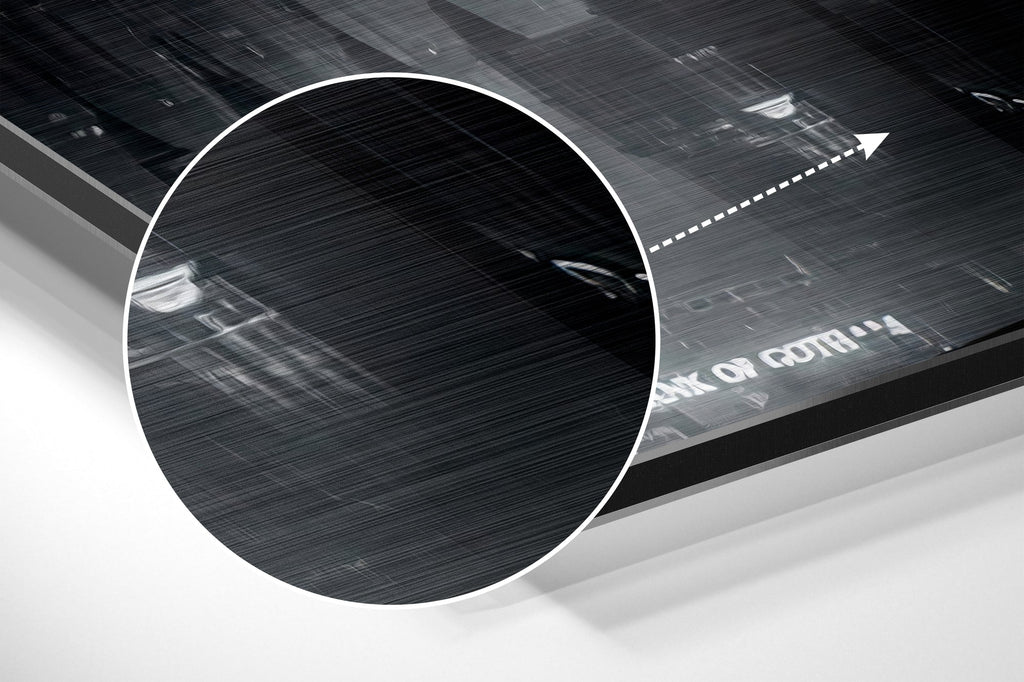 Batman Brushed Aluminium Dibond Wall Art