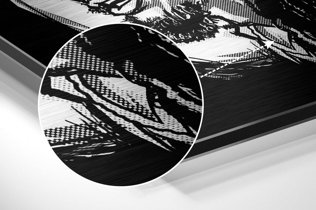 Words of Bob Marley Brushed Aluminium Dibond Wall Art