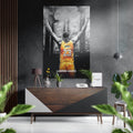 LeBron James Brushed Aluminium Dibond Wall Art