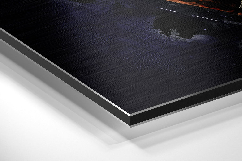 LeBron James Brushed Aluminium Dibond Wall Art