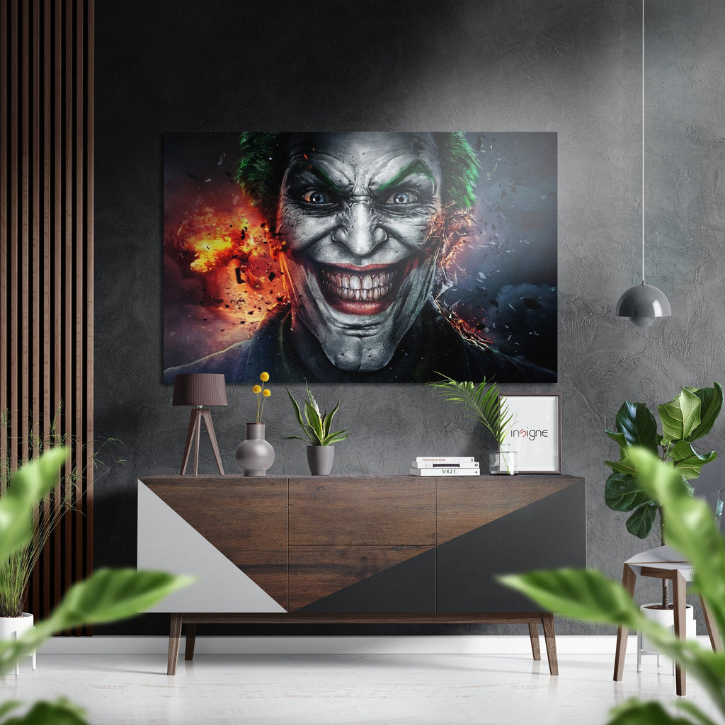 Joker Brushed Aluminium Dibond Wall Art