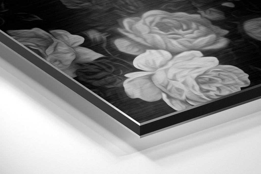 Skull Brushed Aluminium Dibond Wall Art