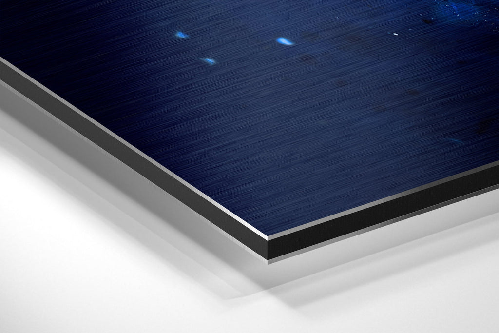 Messi Brushed Aluminium Dibond Wall Art