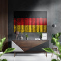 Flag of Germany Brushed Aluminium Dibond Wall Art