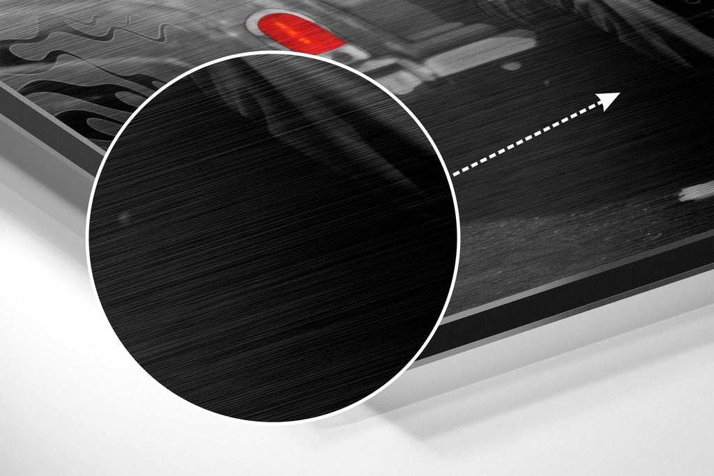 Marilyn, Elvis, Humphrey, James Brushed Aluminium Dibond Wall Art