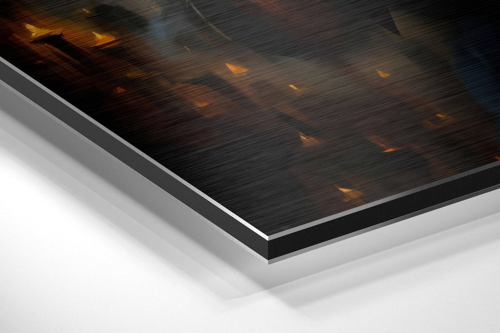 Dark Queen Brushed Aluminium Dibond Wall Art