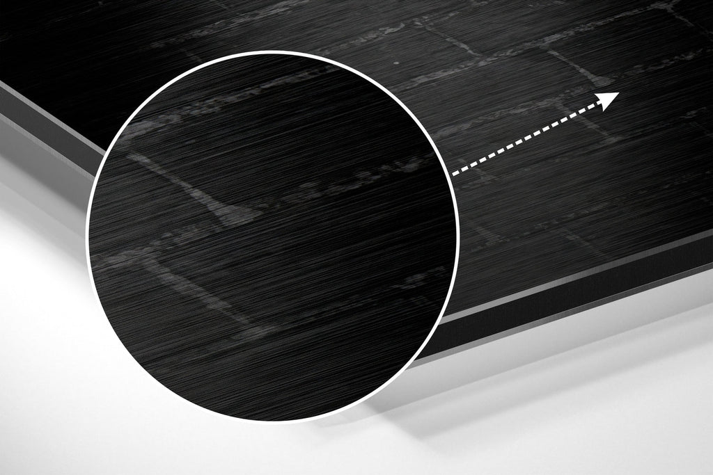 No Pain, No Gain Brushed Aluminium Dibond Wall Art