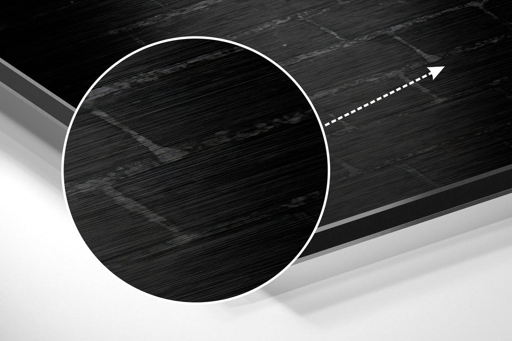 No Pain, No Gain Brushed Aluminium Dibond Wall Art
