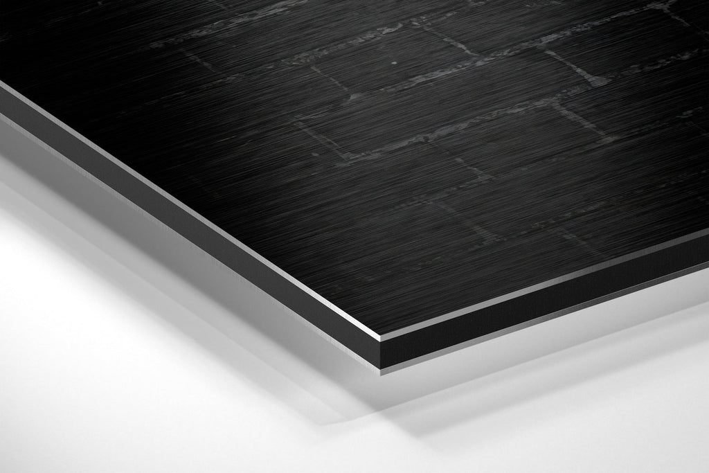 No Pain, No Gain Brushed Aluminium Dibond Wall Art