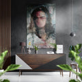 Speechless Face Brushed Aluminium Dibond Wall Art