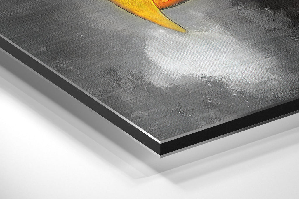 Eagle Brushed Aluminium Dibond Wall Art