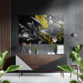 Lillium Brushed Aluminium Dibond Wall Art