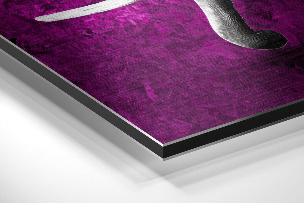 Elephant Brushed Aluminium Dibond Wall Art