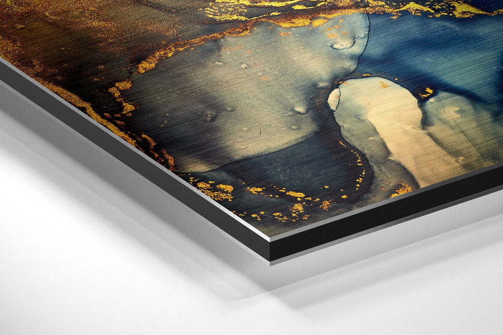 Marbleous Brushed Aluminium Dibond Wall Art