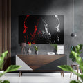 Skull Brushed Aluminium Dibond Wall Art