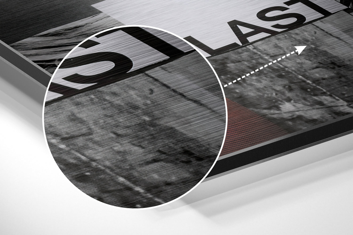 Patchwork Brushed Aluminium Dibond Wall Art