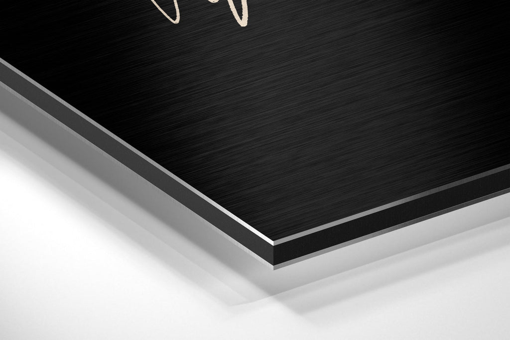 Acorn Brushed Aluminium Dibond Wall Art
