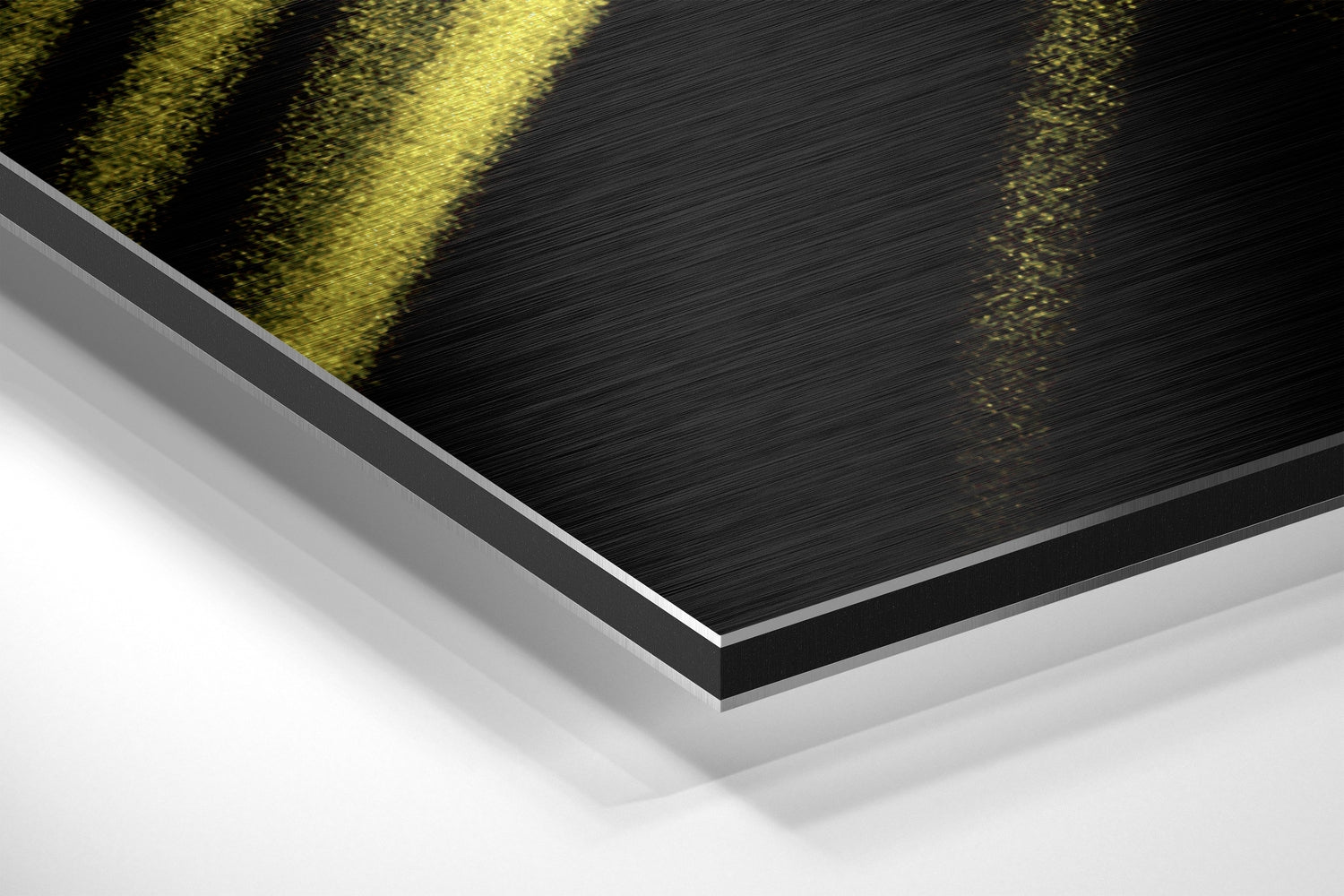 Brushstroke Brushed Aluminium Dibond Wall Art