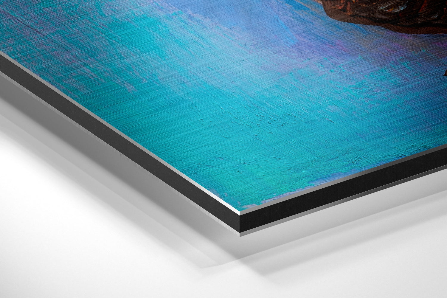 Butterfly Brushed Aluminium Dibond Wall Art