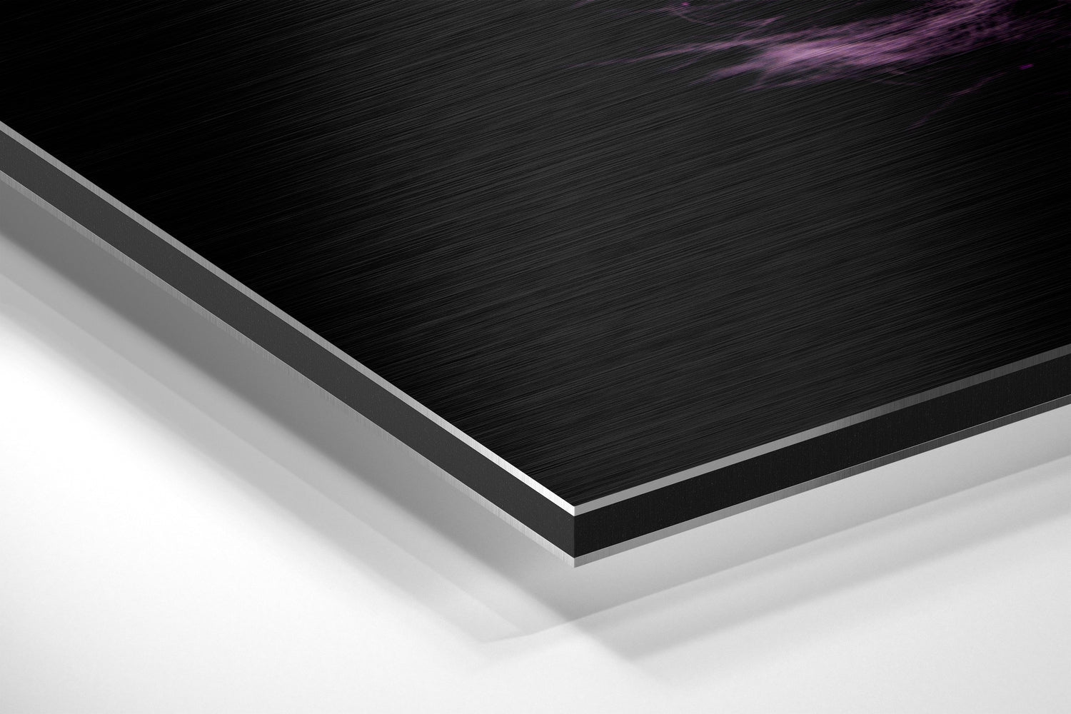 Feather Brushed Aluminium Dibond Wall Art
