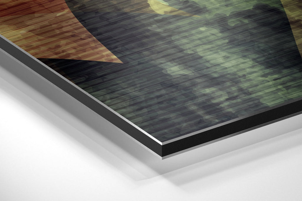 Hearts  Brushed Aluminium Dibond Wall Art