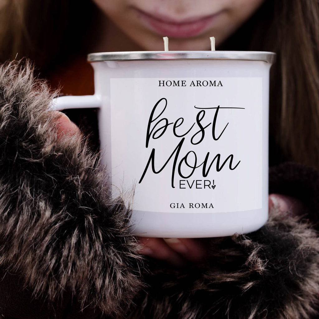 Mothers Day Candle Mug 16oz Reusable Metal Candle Soy Gift