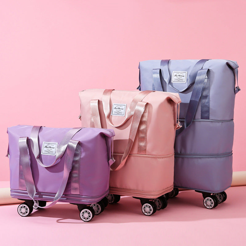 Large-capacity Travel Bag With Omnidirectional Wheels