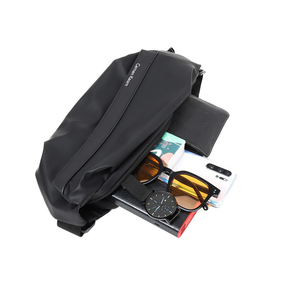 Men's Sports Fanny Pack – Casual Shoulder Bag, Cycling Breast Bag, Waterproof Chest Purse, Crossbody Waist Bag, Fanny Pack for Men