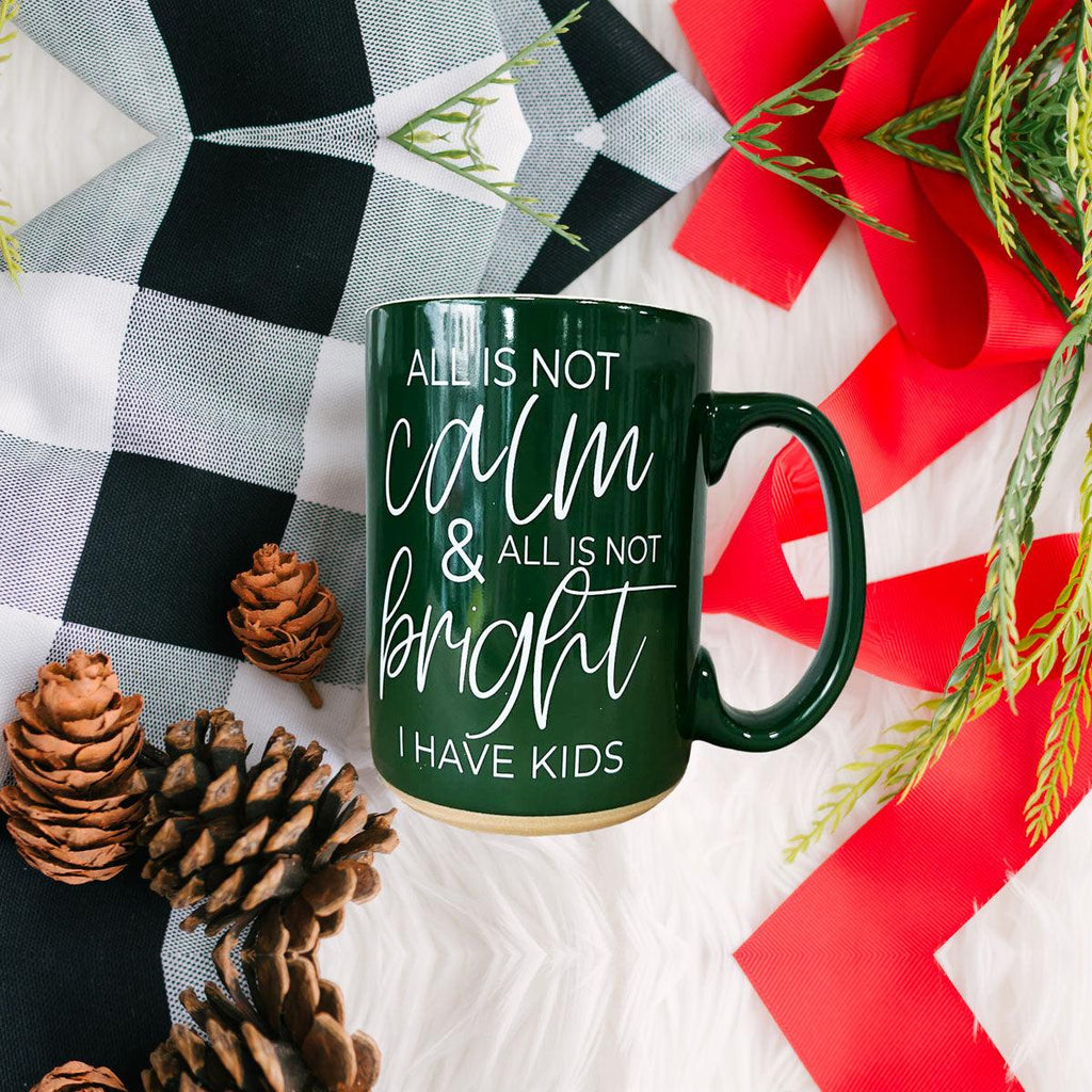 Christmas Ceramic Coffee Mug Double-Sided Snarky Holiday Gift Funny Santa Mug