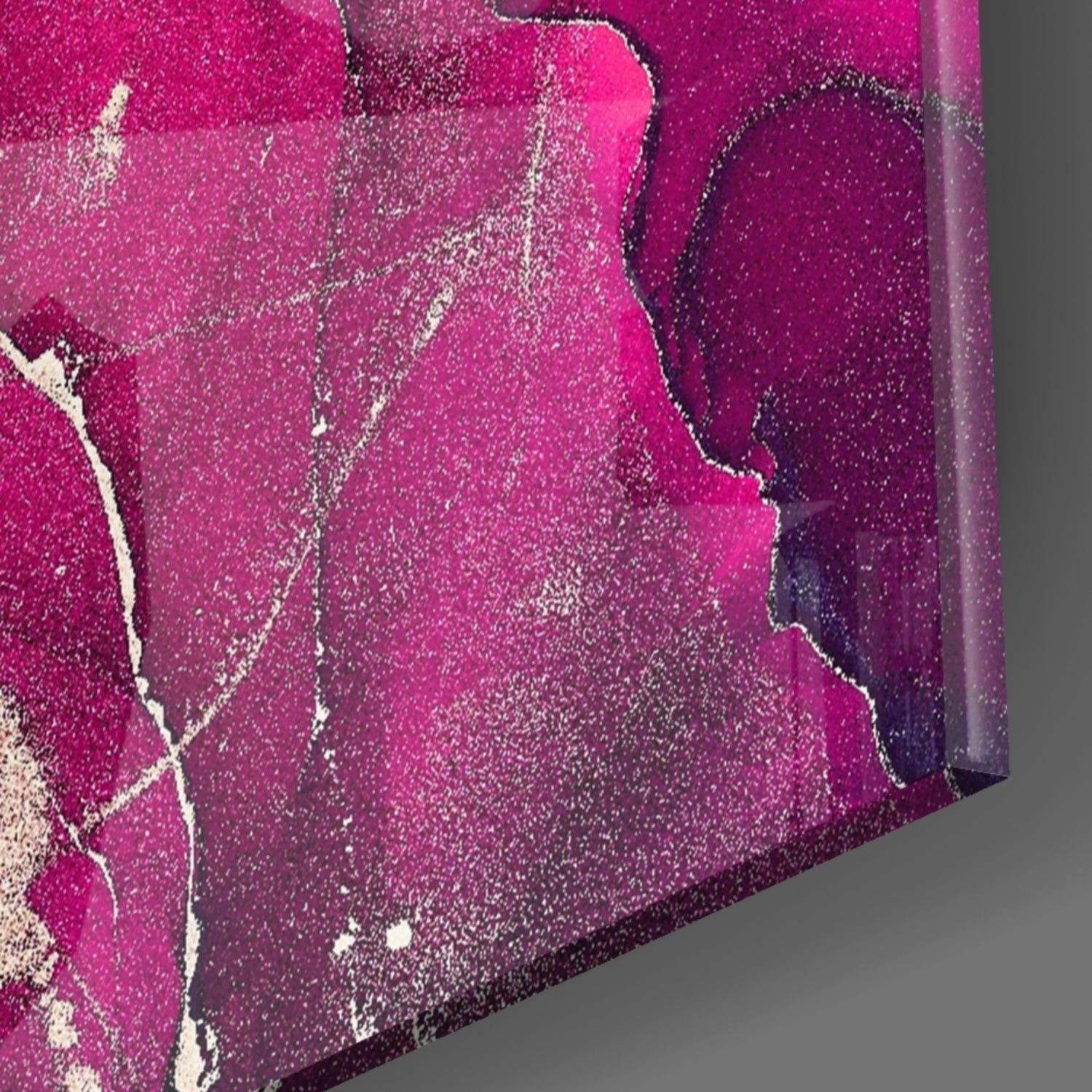 Abstract Depth Glass Wall Art