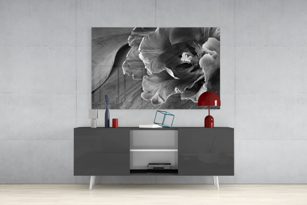 Flower Glass Wall Art