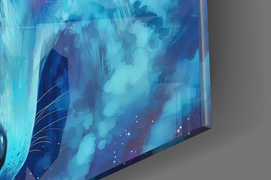 Wolf Glass Wall Art