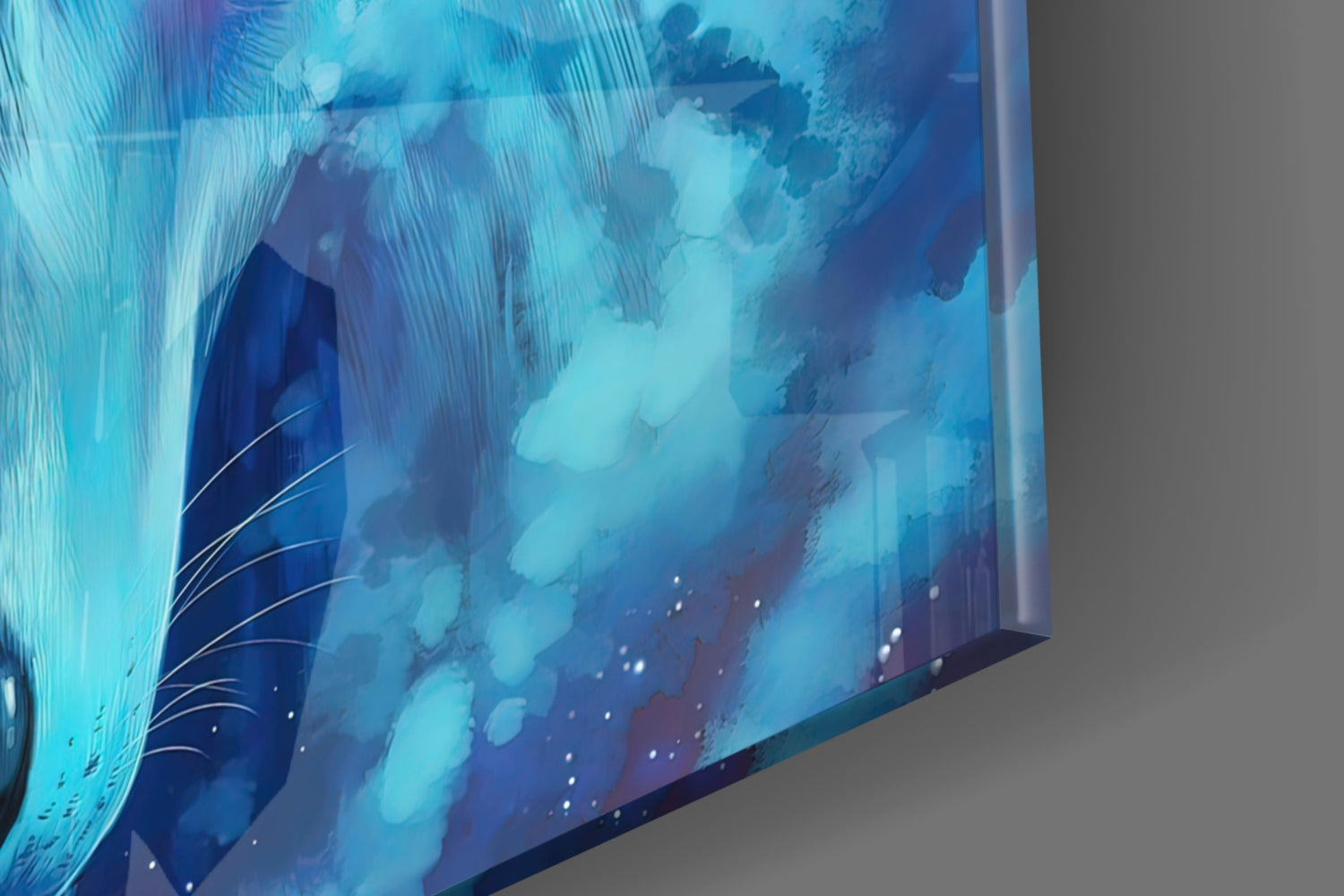Wolf Glass Wall Art