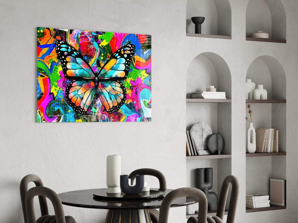 Butterfly Glass Wall Art
