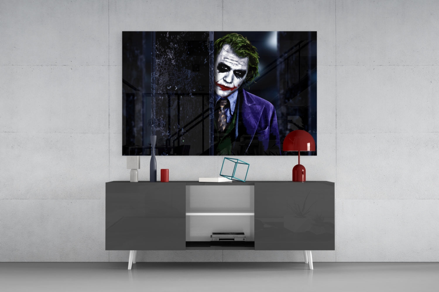 Joker Glass Art
