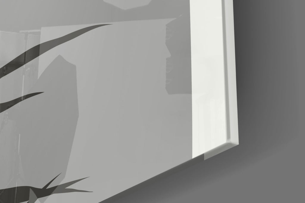Autumn Blue Glass Wall Art
