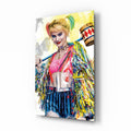 Harley Quinn Glass Wall Art