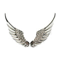 Car Stickers Metal 3D Double-sided Tape Stick 1 Pair Gold Sliver Wing Decals Decorations Emblem Logo Badge Bumper Trunk Tailgate Window Angel Wings Emblem 3D Metal Car Auto Symbol Motorcycle Car Styling Tools Accessories