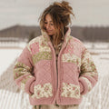 Women's Fashionable Digital Print Cardigan Coat