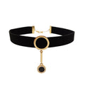 Clavicle Chain Black Wide Edge Covers Neck