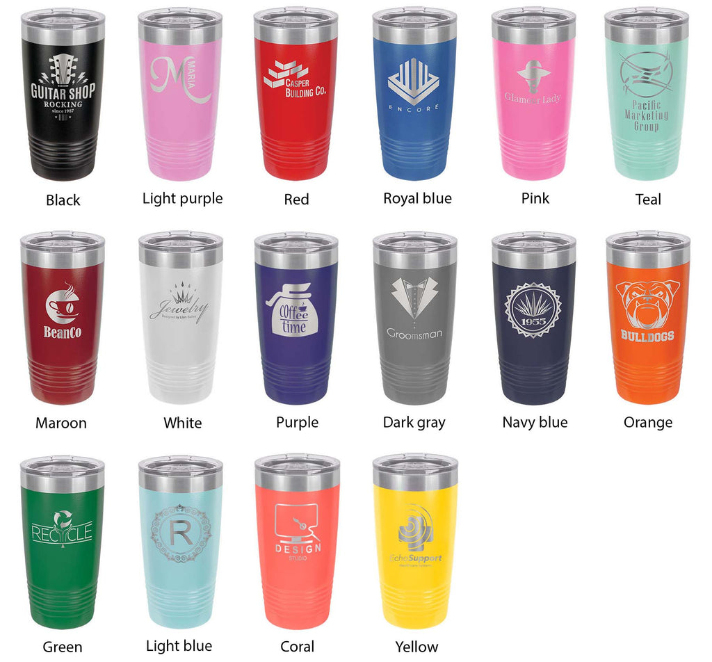 Salamonie Lake Map Tumbler Travel Mug Insulated Laser Engraved Coffee Cup Indiana 20 oz